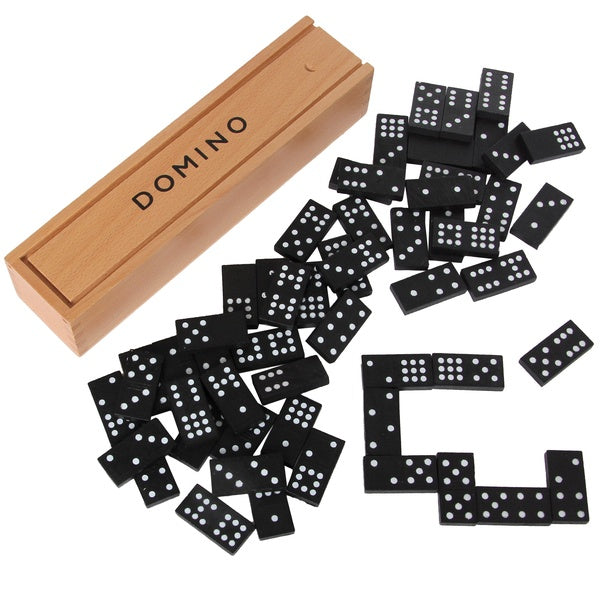 Classic Dominoes in Wooden box