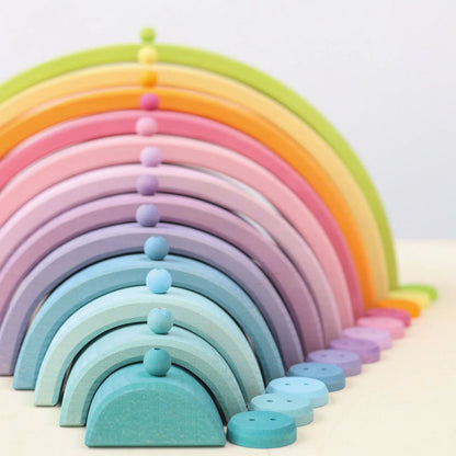 Pastel Wooden Buttons