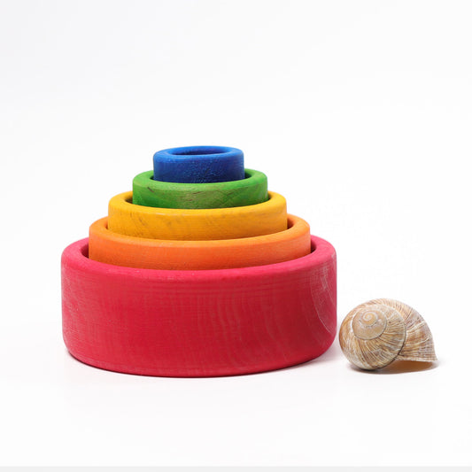 Red Set of Stacking Bowls