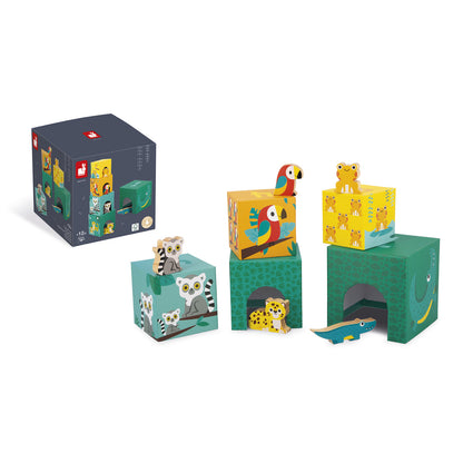 Pyramide 5 cubes Tropik