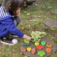 Sensory play stones - Leaves