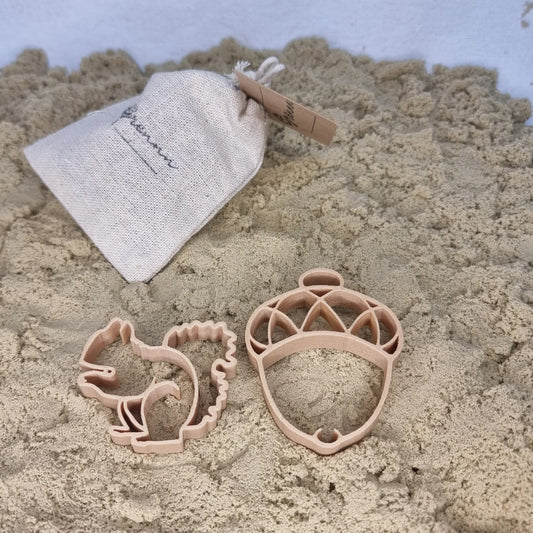 Playdough Cutters - Squirrel and Acorn