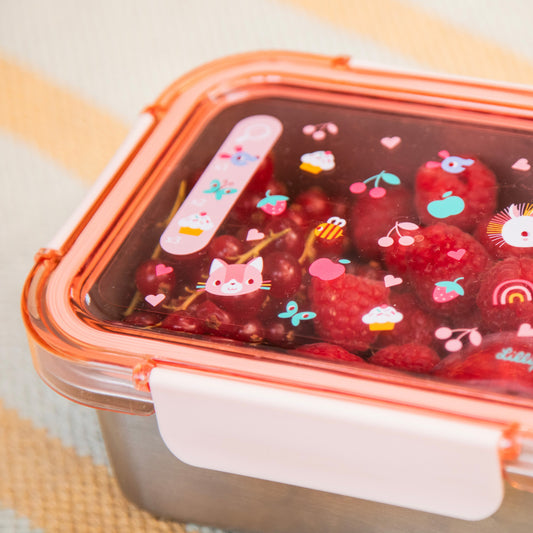 Lunchbox Lilliputiens avec couvercle transparent