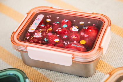 Lilliputiens Lunchbox with transparent lid