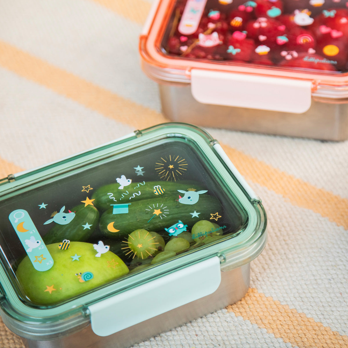 Lilliputiens Lunchbox with transparent lid