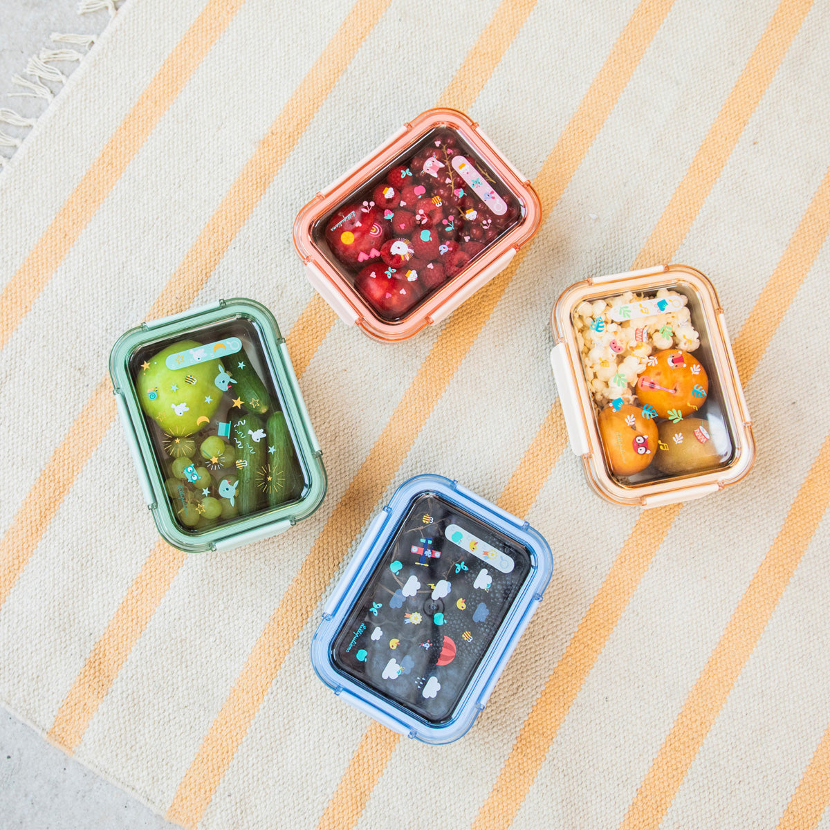Lilliputiens Lunchbox with transparent lid
