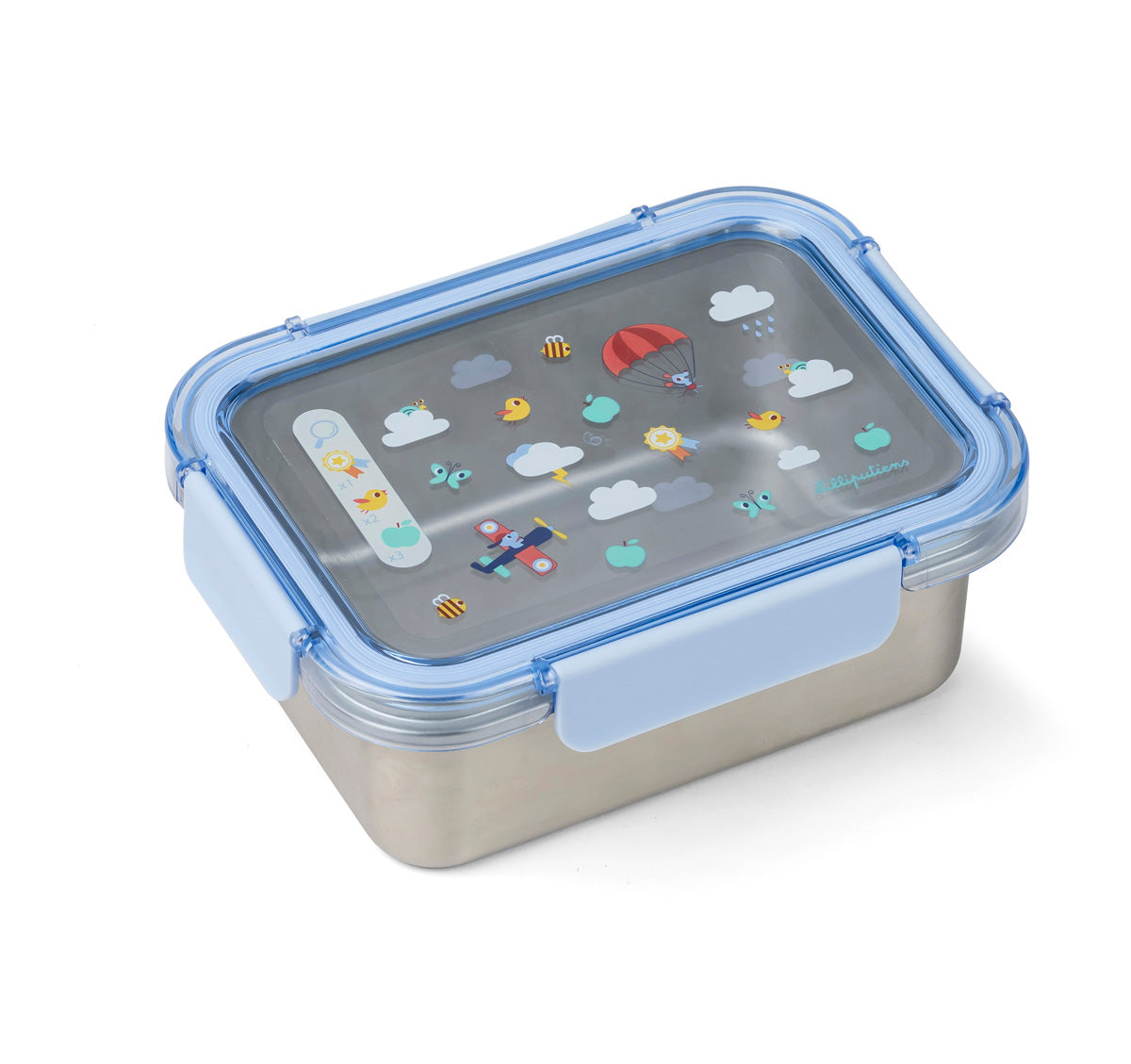 Lilliputiens Lunchbox with transparent lid