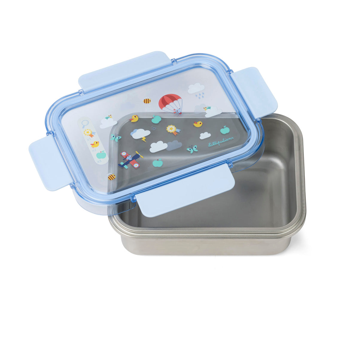 Lilliputiens Lunchbox with transparent lid