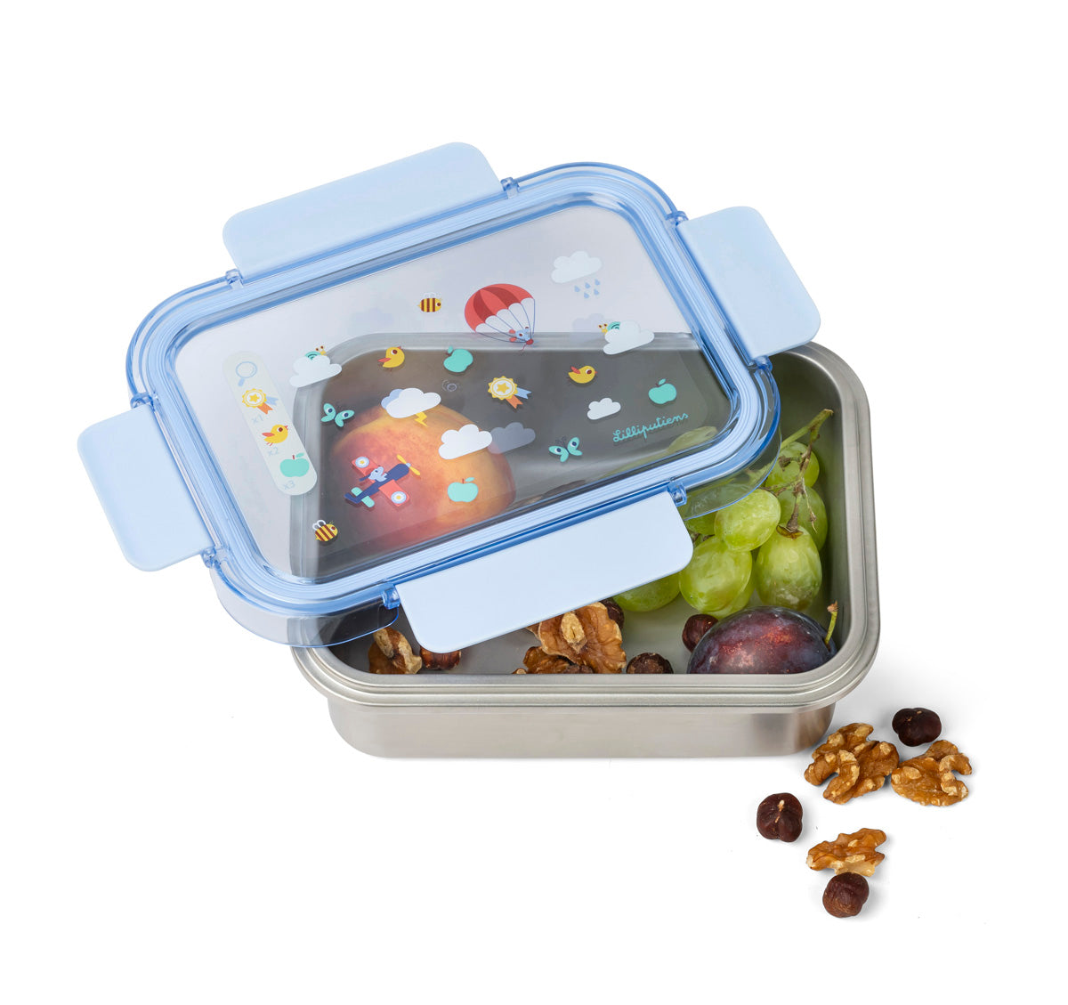 Lilliputiens Lunchbox with transparent lid