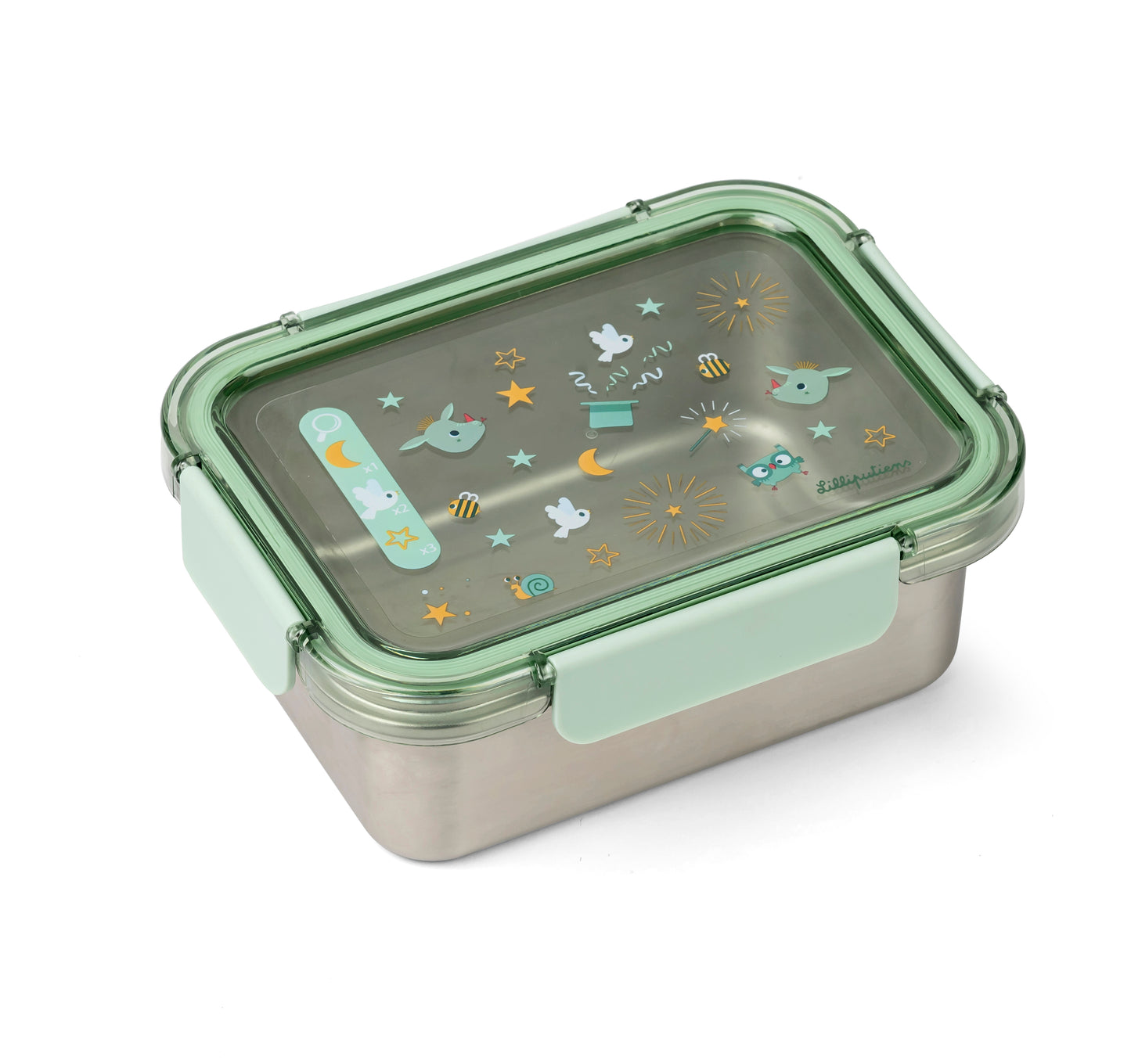 Lilliputiens Lunchbox with transparent lid