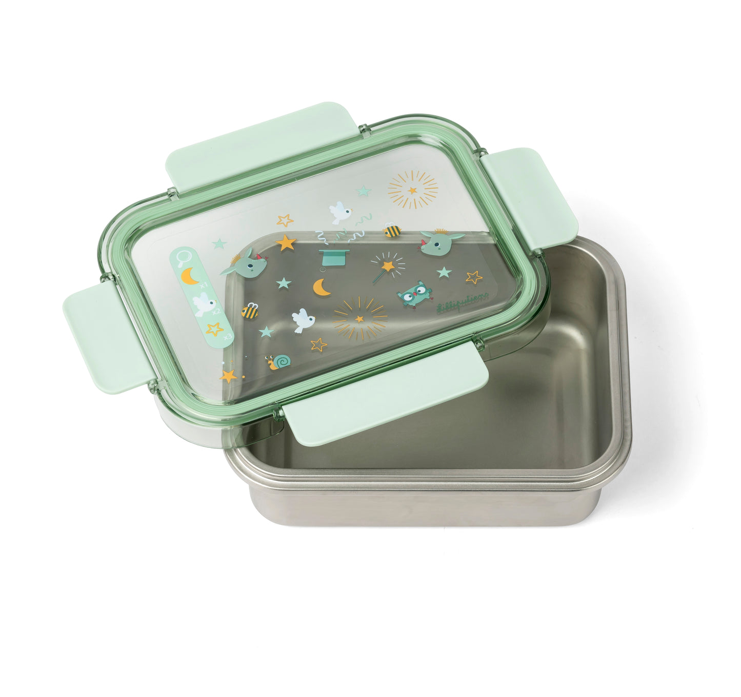 Lilliputiens Lunchbox with transparent lid