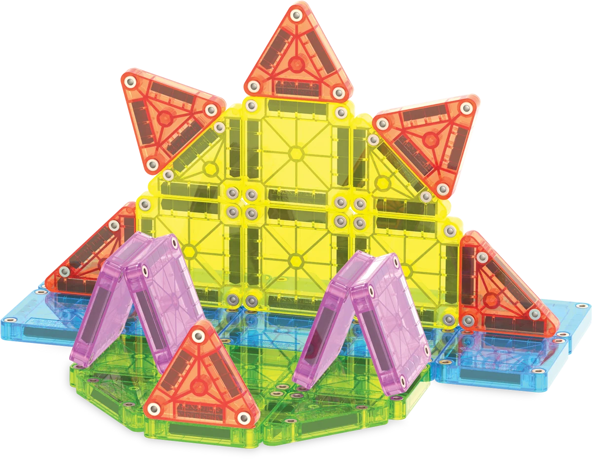 MAGNA-TILES - Travel Set Deluxe - 55 piece