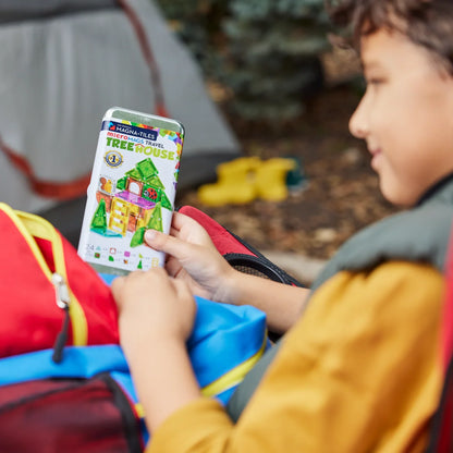 MAGNA-TILES® microMAGS Treehouse 24-Piece Travel Set