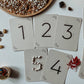 Numbers flashcards - Educational toys - Montessori