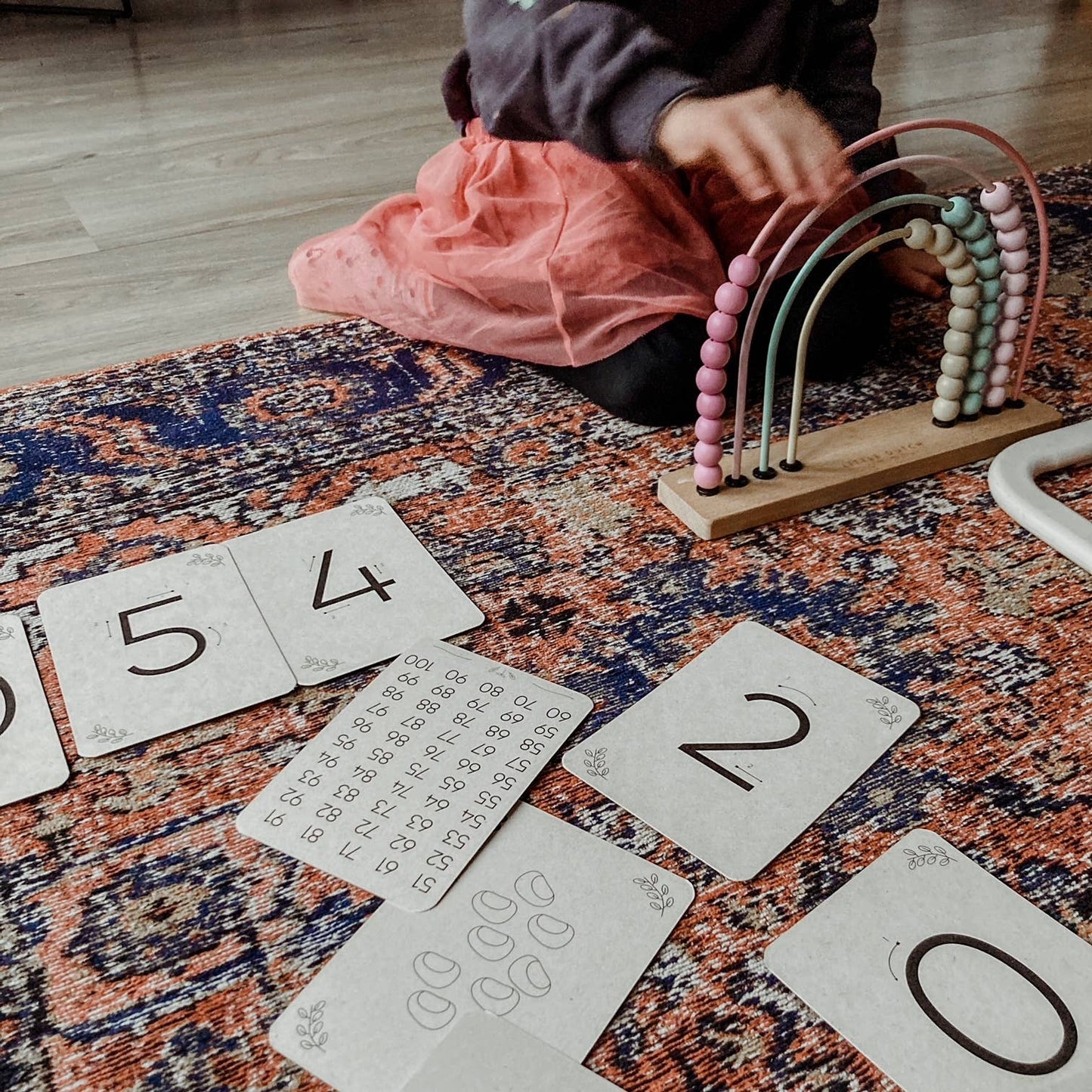 Numbers flashcards - Educational toys - Montessori