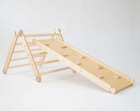 Pikler Climbing Triangle with Slide
