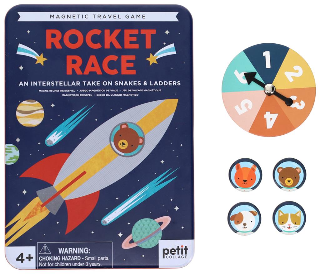Magnetic Travel Game - Rocket Race
