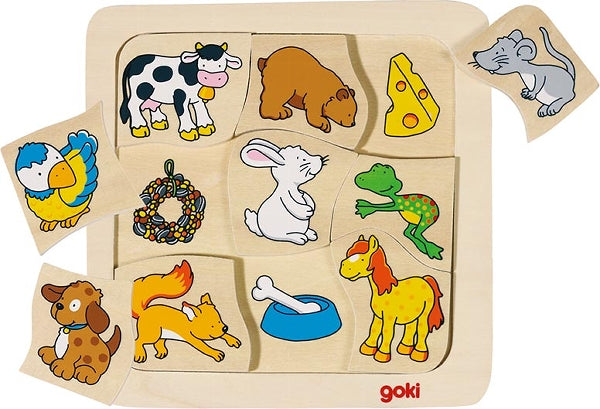 Puzzle - Who eats what?