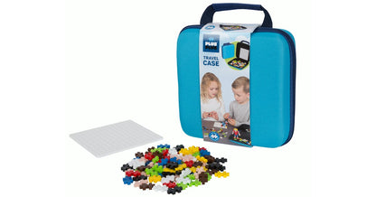 Plus-Plus travel case 100 pcs blue