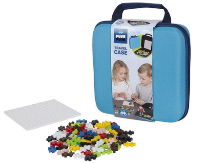 Plus-Plus travel case 100 pcs blue