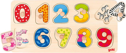 Achtergrondpuzzel Leren Tellen