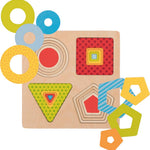 Layer puzzle geometrical shapes