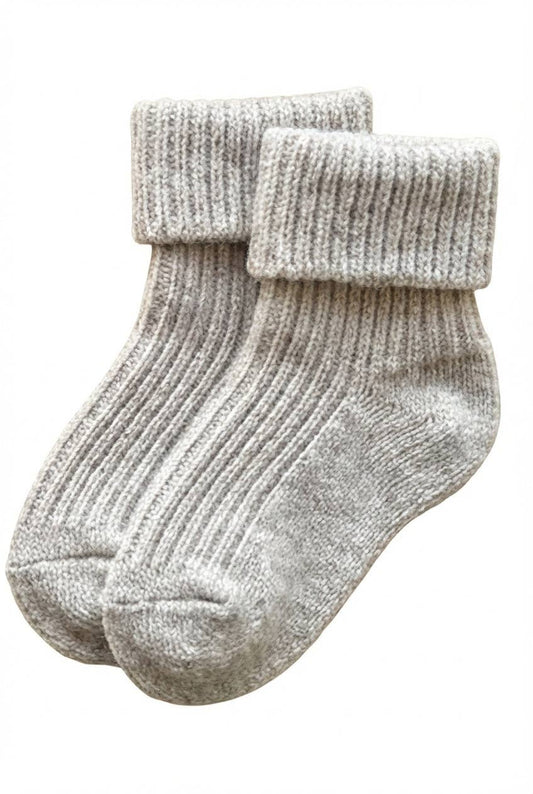 Calcetines de lana para bebé - Ajo