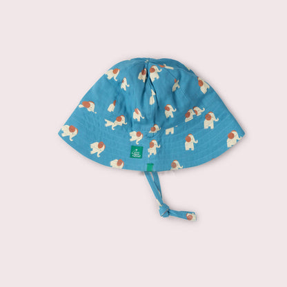 Chapeau de soleil réversible Blue Elephants