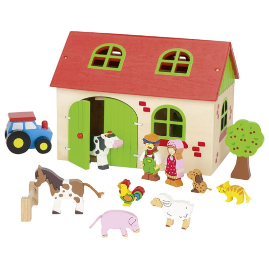 Houten boerderij