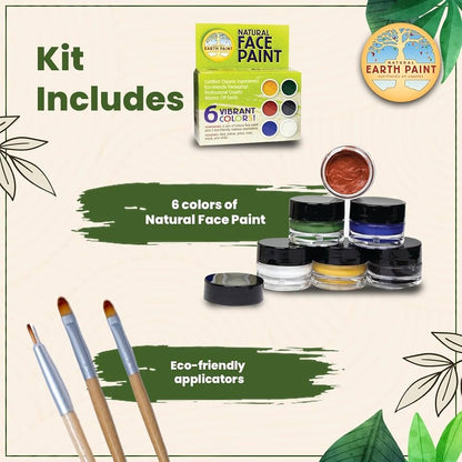 Natural face paint kit (6 colours)