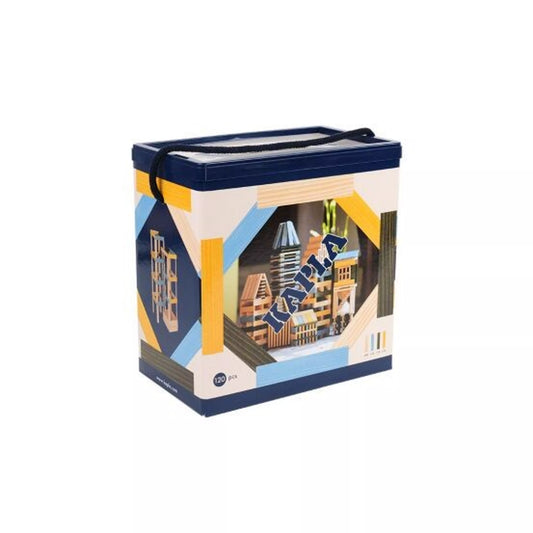 KAPLA - Barrel 120 Light Blue, Yellow & Green