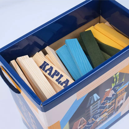 KAPLA - Barrel 120 Lichtblauw, Geel & Groen