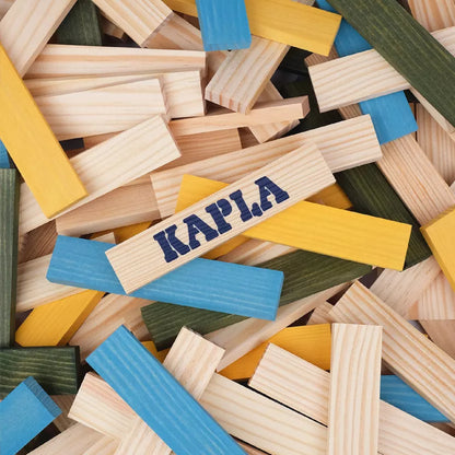 KAPLA - Barrel 120 Lichtblauw, Geel & Groen