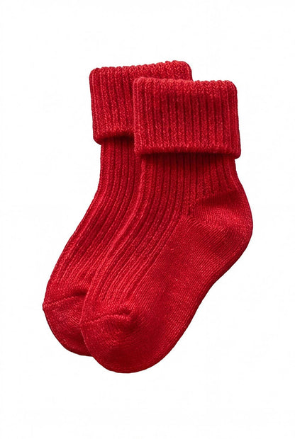 Wollene Babysocken - Lava