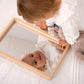 Small Wooden Mirror Tray