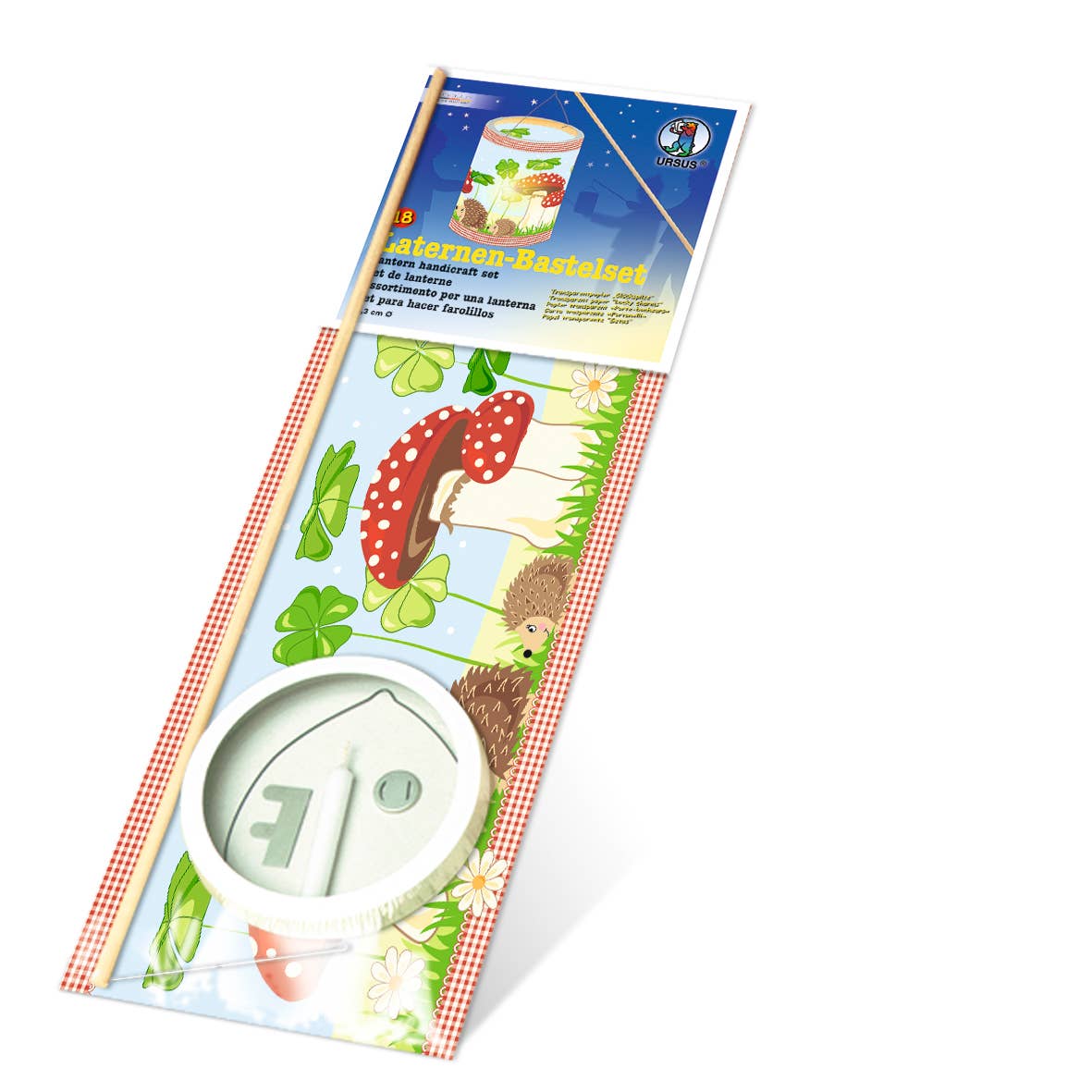 Kit de manualidades para farolillos 18 “Setas de la suerte”