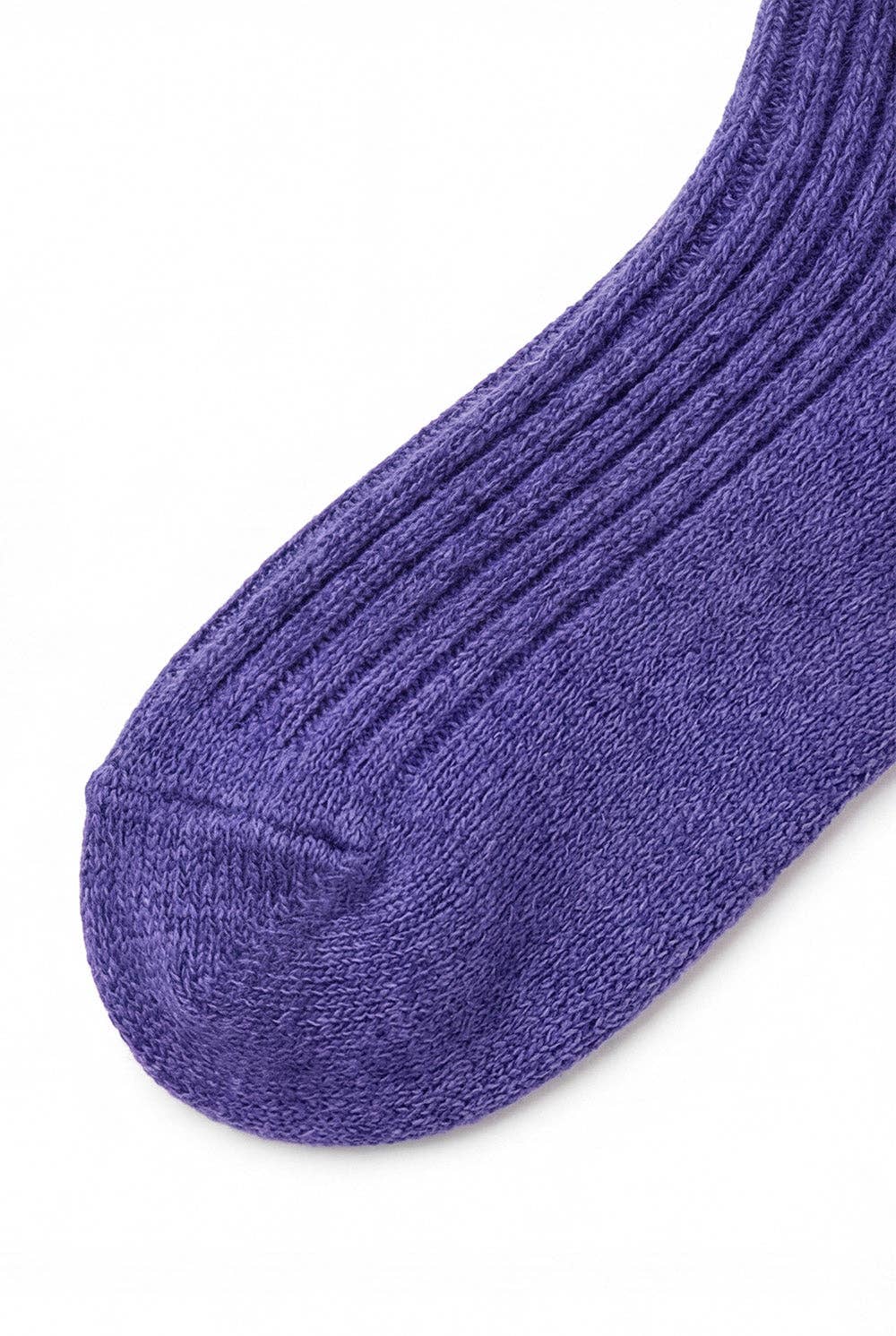 Wollene Babysocken - Violett
