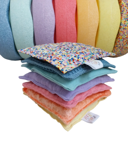 Super saco sensorial Confetti – hecho a mano