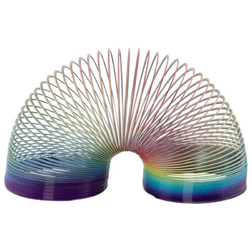 Regenbogen-Treppenlauf-Feder