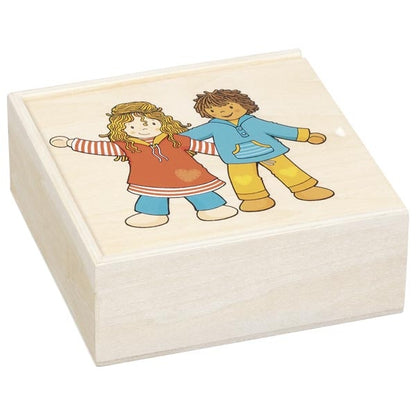 Flexible puppets - clothes box