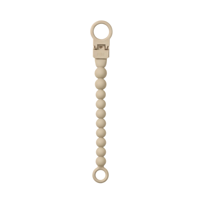 Schnullerclip mit Perlen
