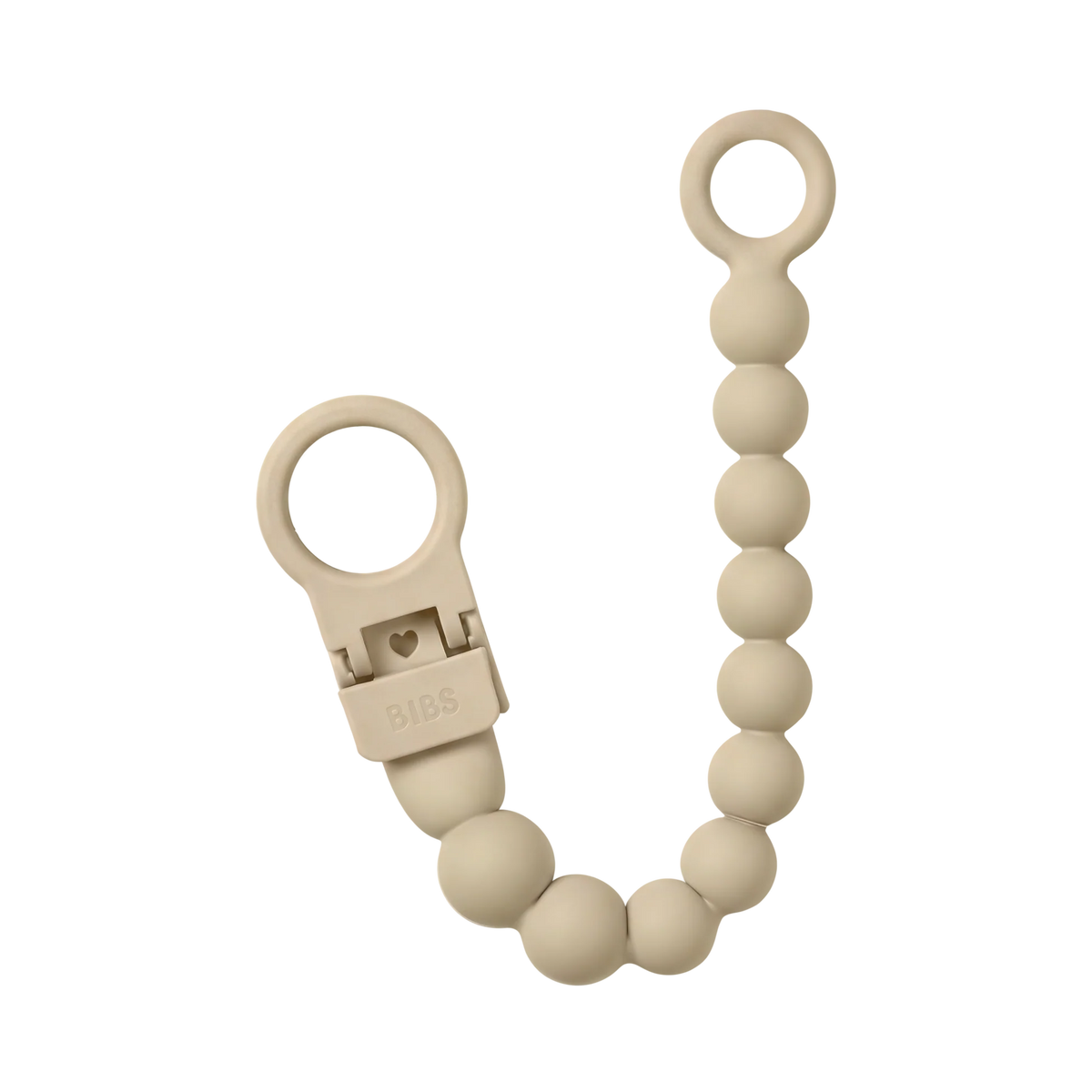 Schnullerclip mit Perlen