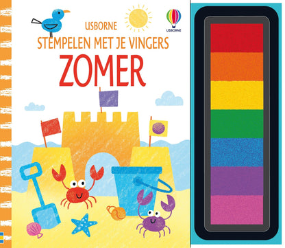 Stempeln mit den Fingern – Sommer