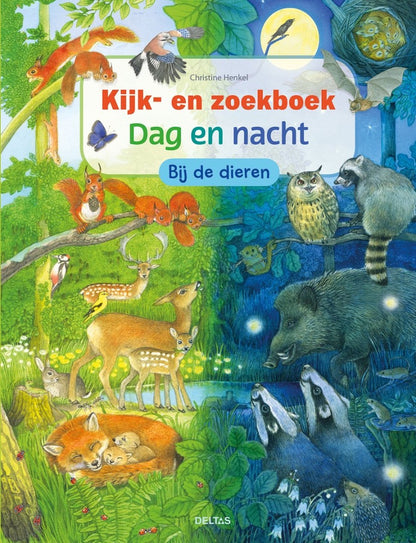 Kijk- en zoekboek - Dag en nacht bij de dieren