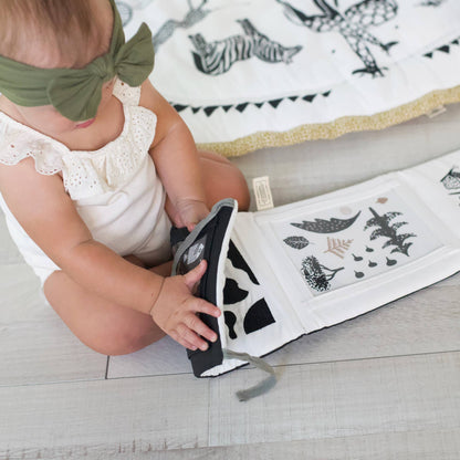 Baby tummy time-galerij met spiegel