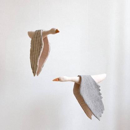 Bird Mobile - Checkered