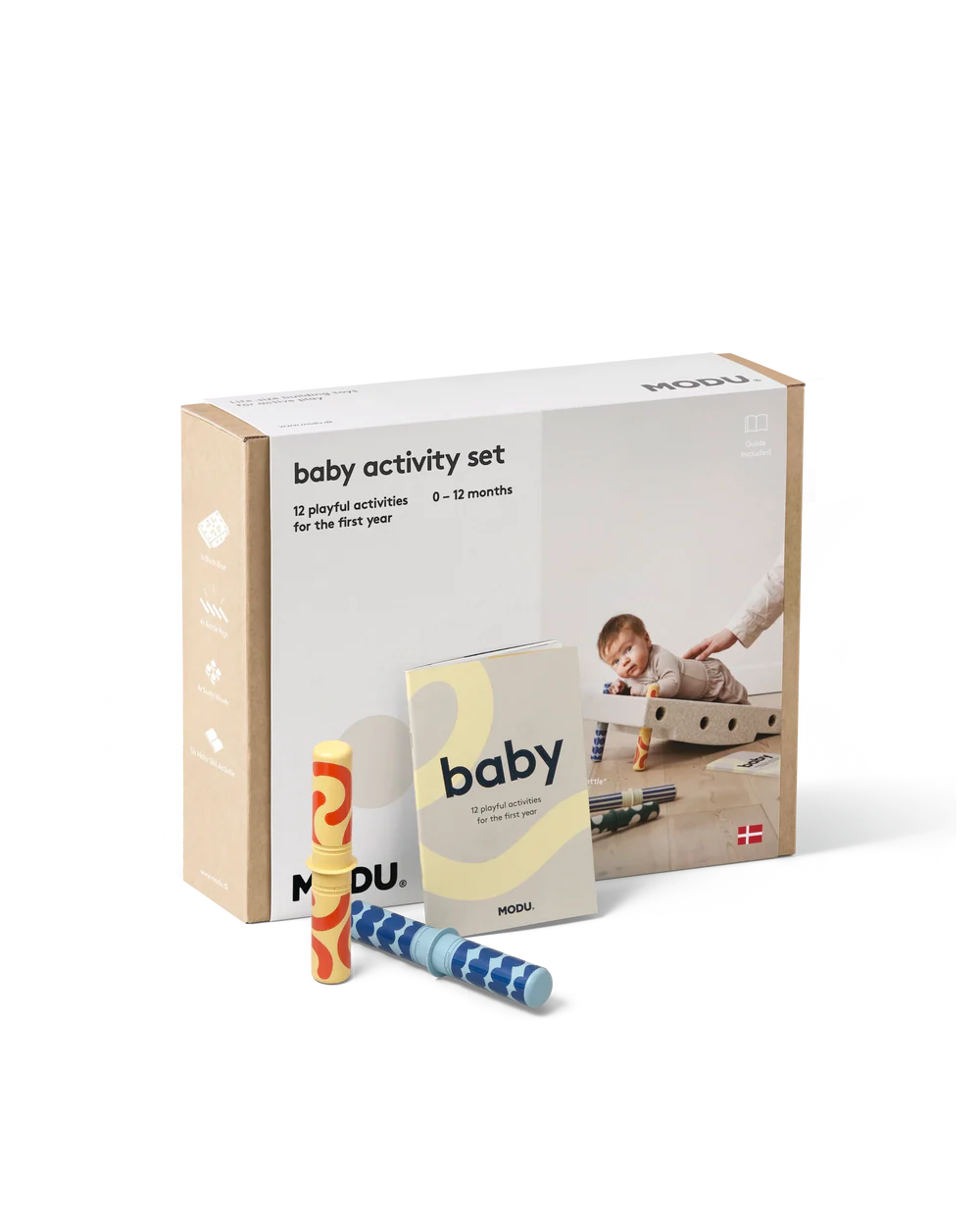 Baby activiteiten set - Zandgrijs / Honinggeel