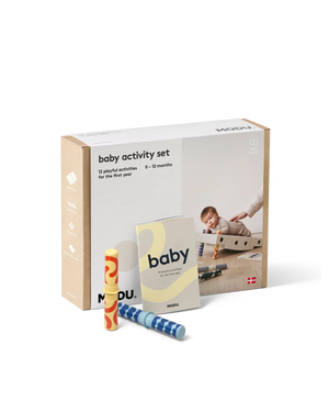 Set d’activités pour bébé - Gris sable / Jaune miel