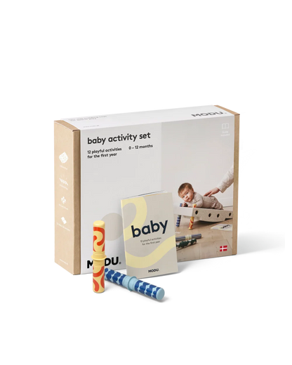 Baby activiteiten set - Zandgrijs / Honinggeel
