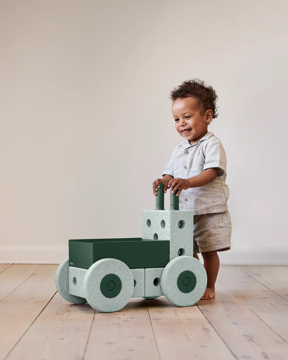 3-in-1 Baby Walker - Ocean Mint / Forest Green